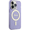 Guess GUHMP14XHCMCGU iPhone 14 Pro Max 6.7 purple/purple hardcase Glitter Gold MagSafe - (GUE002747-0)