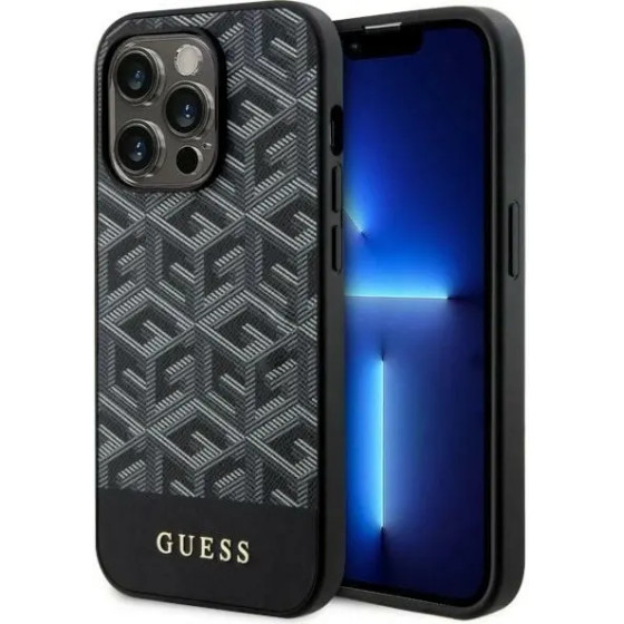 Guess GUHMP14XHGCFSEK iPhone 14 Pro Max 6.7 black/black hardcase GCube Stripes MagSafe - (GUE002807-0)