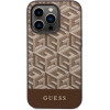 Guess GUHMP14XHGCFSEW iPhone 14 Pro Max 6.7'' brown/brown hard case GCube Stripes MagSafe - (GUE002825-0)