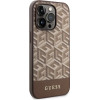 Guess GUHMP14XHGCFSEW iPhone 14 Pro Max 6.7'' brown/brown hard case GCube Stripes MagSafe - (GUE002825-0)