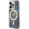 Guess GUHMP14XHLEOPWB iPhone 14 Pro Max 6.7 blue/blue hardcase Leopard MagSafe - (GUE002773-0)
