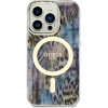 Guess GUHMP14XHLEOPWB iPhone 14 Pro Max 6.7 blue/blue hardcase Leopard MagSafe - (GUE002773-0)