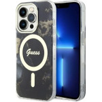 Guess GUHMP14XHTMRSK iPhone 14 Pro Max 6.7 black/black hardcase Golden Marble MagSafe - (GUE002777-0)