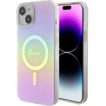 Guess GUHMP15MHITSP iPhone 15 Plus 6.7 pink/pink hardcase IML Iridescent MagSafe - (GUE003223-0)