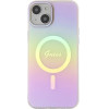 Guess GUHMP15MHITSP iPhone 15 Plus 6.7 pink/pink hardcase IML Iridescent MagSafe - (GUE003223-0)