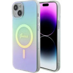 Guess GUHMP15MHITSQ iPhone 15 Plus 6.7 turquoise/turquoise hardcase IML Iridescent MagSafe - (GUE003220-0)
