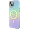 Guess GUHMP15MHITSQ iPhone 15 Plus 6.7 turquoise/turquoise hardcase IML Iridescent MagSafe - (GUE003220-0)