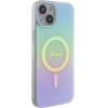 Guess GUHMP15MHITSQ iPhone 15 Plus 6.7 turquoise/turquoise hardcase IML Iridescent MagSafe - (GUE003220-0)