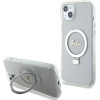 Guess GUHMP15MHRSGSD iPhone 15 Plus / 14 Plus 6.7 transparent/transparent hardcase Ring Stand Script Glitter MagSafe - (GUE003312-0)