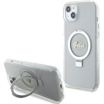 Guess GUHMP15MHRSGSD iPhone 15 Plus / 14 Plus 6.7 transparent/transparent hardcase Ring Stand Script Glitter MagSafe - (GUE003312-0)