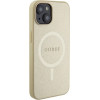 Guess GUHMP15MPSAHMCB iPhone 15 Plus 6.7 gold/gold hardcase Saffiano MagSafe - (GUE003230-0)