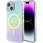 Guess GUHMP15SHITSQ iPhone 15 6.1 turquoise/turquoise hardcase IML Iridescent MagSafe - (GUE003219-0)