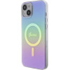 Guess GUHMP15SHITSU iPhone 15 6.1 purple/purple hardcase IML Iridescent MagSafe - (GUE003215-0)
