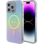 Guess GUHMP15XHITSQ iPhone 15 Pro Max turquoise/turquoise hardcase IML Iridescent MagSafe - (GUE003221-0)