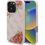 Guess GUHMP16LP4ROPEMCP iPhone 16 Pro 6.3 pink/pink hardcase 4G Flowers Print MagSafe - (GUE004236-0)