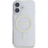 Guess GUHMP16MHFGERET iPhone 16 Plus 6.7 transparent hardcase IML Glitter Circle MagSafe - (GUE004151-0)