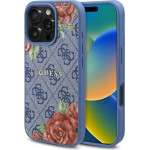 Guess GUHMP16SP4ROPEMCB iPhone 16 6.1 blue/blue hardcase 4G Flowers Print MagSafe - (GUE004234-0)