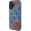 Guess GUHMP16SP4ROPEMCB iPhone 16 6.1 blue/blue hardcase 4G Flowers Print MagSafe - (GUE004234-0)