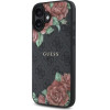 Guess GUHMP16SP4ROPEMCK iPhone 16 6.1 black/black hardcase 4G Flowers Print MagSafe - (GUE004228-0)