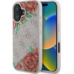 Guess GUHMP16SP4ROPEMCP iPhone 16 6.1 pink/pink hardcase 4G Flowers Print MagSafe - (GUE004235-0)