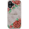Guess GUHMP16SP4ROPEMCP iPhone 16 6.1 pink/pink hardcase 4G Flowers Print MagSafe - (GUE004235-0)