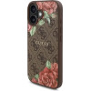 Guess GUHMP16SP4ROPEMCW iPhone 16 6.1 brown/brown hardcase 4G Flowers Print MagSafe - (GUE004231-0)