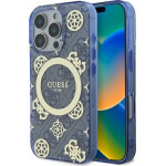 Guess GUHMP16XH4PYEEB iPhone 16 Pro Max 6.9 blue/blue hardcase IML Peony On 4G Background MagSafe - (GUE004148-0)
