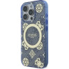 Guess GUHMP16XH4PYEEB iPhone 16 Pro Max 6.9 blue/blue hardcase IML Peony On 4G Background MagSafe - (GUE004148-0)