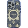 Guess GUHMP16XH4PYEEB iPhone 16 Pro Max 6.9 blue/blue hardcase IML Peony On 4G Background MagSafe - (GUE004148-0)