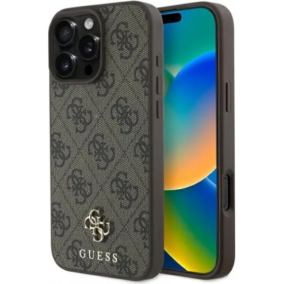 Guess GUHMP16XP4SM4MW iPhone 16 Pro Max 6.9 brown/brown hardcase 4G Small Classic MagSafe - (GUE004238-0)