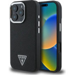 Guess GUHMP16XPGTSPSK iPhone 16 Pro Max 6.3 black/black hardcase Grained Triangle MagSafe - (GUE004149-0)