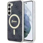 Guess GUHMS23SH4STK S23 S911 black/black hardcase 4G MagSafe - (GUE002875-0)