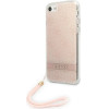 Guess GUOHCI8H4STP iPhone SE 2022 / SE 2020 / 7/ 8 pink/pink hardcase 4G Print Strap - (GUE002072-0)