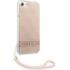 Guess GUOHCI8H4STP iPhone SE 2022 / SE 2020 / 7/ 8 pink/pink hardcase 4G Print Strap - (GUE002072-0)