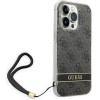 Guess GUOHCP14LH4STK iPhone 14 Pro 6.1 black / black hardcase 4G Print Strap - (GUE002120-0)