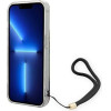 Guess GUOHCP14LHFLSB iPhone 14 Pro 6.1 blue / blue hardcase Flower Strap - (GUE002136-0)