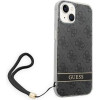 Guess GUOHCP14MH4STK iPhone 14 Plus 6.7 black / black hardcase 4G Print Strap - (GUE002119-0)