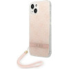 Guess GUOHCP14MH4STP iPhone 14 Plus 6.7 pink / pink hardcase 4G Print Strap - (GUE002127-0)