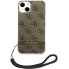 Guess GUOHCP14MH4STW iPhone 14 Plus 6.7 brown / brown hardcase 4G Print Strap - (GUE002123-0)