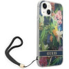 Guess GUOHCP14MHFLSB iPhone 14 Plus 6.7 blue / blue hardcase Flower Strap - (GUE002135-0)