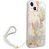 Guess GUOHCP14MHFLSU iPhone 14 Plus 6.7 purple / purple hardcase Flower Strap - (GUE002131-0)
