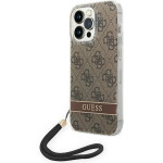Guess GUOHCP14XH4STW iPhone 14 Pro Max 6.7 brown / brown hardcase 4G Print Strap - (GUE002125-0)