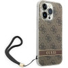 Guess GUOHCP14XH4STW iPhone 14 Pro Max 6.7 brown / brown hardcase 4G Print Strap - (GUE002125-0)
