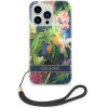 Guess GUOHCP14XHFLSB iPhone 14 Pro Max 6.7 blue / blue hardcase Flower Strap - (GUE002137-0)