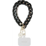 Guess GUOUCBMC4MK Universal Big Hand Strap case - black Acrylic 4G Charm - (GUE002948-0)