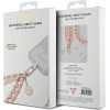 Guess GUOUCBMC4MP Universal Big Hand Strap case - pink Acrylic 4G Charm - (GUE002949-0)