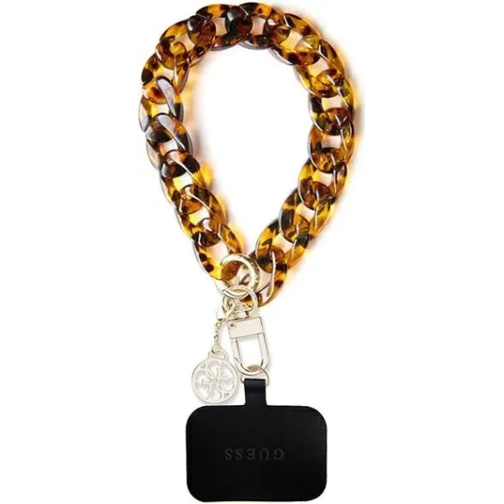 Guess GUOUCBMC4MT Universal Big Hand Strap Acetate Acrylic 4G Charm Case - (GUE002947-0)