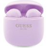 Guess GUTWST26PSU TWS Bluetooth headphones + docking station - purple Classic EST Logo - (GUE002958-0)