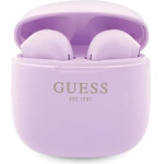 Guess GUTWST26PSU TWS Bluetooth headphones + docking station - purple Classic EST Logo - (GUE002958-0)