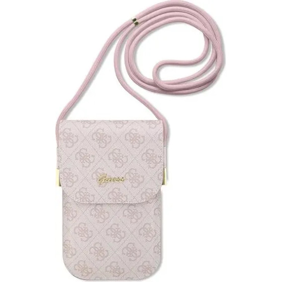 Guess handbag GUOWBP4SNSP - pink 4G Metal Script Logo - (GUE002968-0)